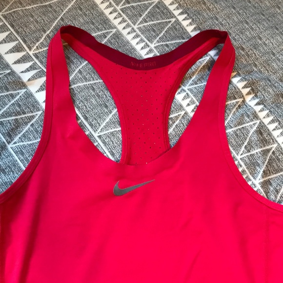 Pink Nike Pro Tank Top - Picture 3 of 4